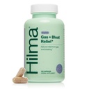 Hilma gás natural e bloating alívio com limão Balm, Funcho e folha de hortelã, Doutor formulado com ingredientes orgânicos, 100 Cápsulas Vegan