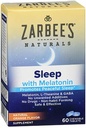 Melatonina natural do sono de Zarbee, sabor laranja, 60 comprimidos mastigáveis (Pacote de 2)
