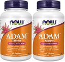 AGORA Suplementos, ADAMTM Multivitamina masculina com serra Palmetto, Licopeno, Ácido Alfa Lipóico e CoQ10, Mais Resveratrol Natural & Extrato de Sementes de Uva, 60 Comprimidos (Pacote de 2)