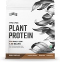 Níveis de proteína vegetal orgânica, 20G de proteína, Sem artificiais, Chocolate duplo, 2LB