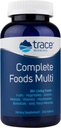 Trace Minerals Complete Foods Multi - Suplemento diário multivitamínico com alimentos inteiros, minerais e vitaminas - Suporta Saúde mineral corporal com Ionic Trace Minerals - 240 Comprimidos