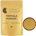 CARMELO ORGANICS Triphala em pó (8 Onças) para suporte digestivo