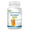Zinco para cães para apoiar pele saudável & casaco, promover o crescimento normal, função imune equilibrada & metabolismo celular, com biotina, folato, selênio e vitamina E, 120 comprimidos mastigáveis