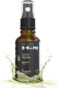 B-Bomb Vitamina B12 + B Spray Líquido Complexo: Metilcobalamina com Adenosilcobalamina: Energia e suporte de humor, Livre de açúcar, Vegan, Flavor Orgânico Spearmint