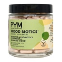 Prebióticos e Probióticos Biotics Mood por PYM com 22.91 Bilhões UFC (60 Conde) Gut Health & Mood Support Supplement □ Não-GMO, Vegan, Gluten Free