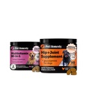 10 em 1 Multivitamin + Hip & saúde conjunta Macio Mastigador Suplemento Bundle - Vitaminas Cães - Glucosamina Chondroitin, Ômega, Açafrão e HSH para a saúde geral do cão, Suplemento conjunto para cães.