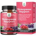 Completo Suplemento de Menopausa de Ervas para Mulheres - Cápsulas Equilíbrio de Hormônios Femininos para Sudorese Noturna Hot Flashes & Mood Swings com Dong Quai, Chaste Berry & Black Cohosh Root - 120 Count Pack