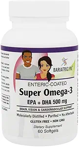 BariatricPal Super Omega-3 Softgels (60 Conde) Sem gosto!