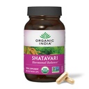 ÓRGÂNICA ÍNDIA Shatavari Cápsulas - Suplemento de ervas, Suporta saldo hormonal, Suporte do sistema imunológico, Vegan, Sem glúten, USDA Orgânico, Suporta Saúde Reprodutiva - 180 Cápsulas