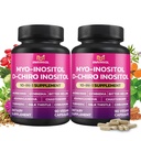BMVINVOL 2 embalagem Inositol Suplemento-Myo-Inositol e D-Chiro Inositol Razão ideal de 40:1 - mais berberina, canela, Ashwagandha + 5 Mais-60 dia de fornecimento