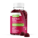 Viteey Beterraba Gummies raiz 4000mg com Tart Cherry - para o suporte de pressão sanguínea saudável - Vegan, Gelatina livre, Glúten grátis - saborosa beterraba saborosa beterraba saborosa Gummy