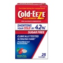 Frio-EEZE Livre de açúcar, Natural Wild Cherry Zinc Lozenges, Homeopático Cold Remedy, Encurta o Frio Comum, Garganta Dolorosa, Tosse, Congestão e Pós Gota nasal, 25 Ct