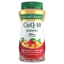 Gummies da recompensa da natureza CoQ10, Suporta a saúde do coração, CoQ10 200mg, sabor de manga de pêssego, 60 contagem