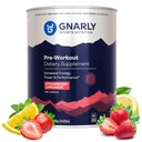 Gnarly Nutrition Natural Pré-Trabalho Pó, Morango Limonada – NSF Sport Certified, Endurance & Recovery – Vegan Pré-Trabalho, Nutrição Desportiva – Morango Limonada com cafeína, 14.82 oz