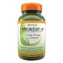 MigreLief+M – Suplemento de Apoio Nutricional Avançado para a Saúde Neurológica da Mulher e Conforto de Cabeça – 60 Caplets (1-mês de fornecimento)