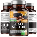 Número Um Nutrição N1N Premium Black Seed Oil [Max Força, 1000 mg] 100% frio-Pressed Nigela Sativa para apoiar Digestion, Imune System e comum Conforto e Mobilidade, 120 Caps