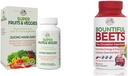 FARMAS DE PAÍS Super frutas Veggies Antioxidante Imune Energy Digestive Cápsulas + Bountiful Beets Nitric Oxide Circulation Imune Cápsulas Bundle, 30 + 90 Servings