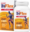 GNC TriFlex Fast-Acting 2.0, melhora o conforto e rigidez articular, doses de força clínica de Glucosamina/Chondroitina e Boswellia- Plus Acumérica, 120 Caplets