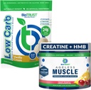 BioTrust músculo sem idade (Fruit Punch) e baixo carboidrato multi proteína (Vanilla Cream) Bundle