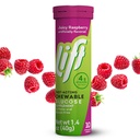 Elevador Glicose rápida de ação Glicose Chewable Energy Tablets, Framboesa, 10 ct Tube (Pacote de 12)