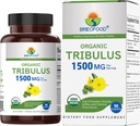 Brieofood Organic Tribulus 1500mg, 45 Servings, Vegetarian, Gluten Free, 90 Comprimidos Vegetarianos