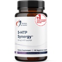 Designs para a saúde 5-HTP 50mg com vitamina B6 (P-5-P) - 5-HTP Synergy 50 mg Suplemento - Precursores de serotonina para ajudar a apoiar humor saudável + apetite (90 Cápsulas)