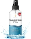Spray de Magnésio tópico – Hydrating & Fast-Absorving Magnésio Mist para corpo, pés e pele – Odorless, não gorduroso líquido Magnésio Spray para mulheres, homens e crianças – 2 fl oz