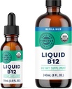 Vimergy Liquid B12 (30 ml) e Liquid B12 Refil (240 ml) - Embalagem