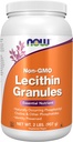 NOW Alimentos Suplementos, Grânulos de Lecitina com Cholina de Fosfatidil natural e Outros Fosfatidos, 2-Libra