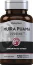 Piping Rock Muira Puama Raíz Extract 2200 mg 120 Cápsulas para Homens e Mulheres