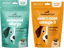 Pronto animal de estimação Go! Omega 3 & Alergia Chews para cães Probióticos & Suplementos Imune Alergia para Itch & Alergia alívio  . Óleo de peixe para pastoreio de cão, Alergia da pele, Itch alívio .