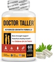 NuBest Doctor Taller - Suportes de força óssea, melhorar o sistema imunológico - Keto com cálcio, vitamina D3, vitamina K2, aminoácidos e ervas para crianças (8+) - 60 Cápsulas Vegan
