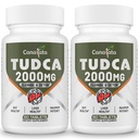 Suplementos de fígado TUDCA 2000mg - Fortes sales Bile Suporte Detox e limpeza de fígado - Fígado e vesícula biliar Saúde Fórmula-Fácil para engolir comprimidos-60 dias de fornecimento