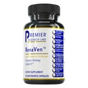 Premier Research Labs RenaVen - Premier Kidney Support for Kidney Cleanse Detox and Repair - Melhore a função do rim e suporte urinário com Cordyceps fermentado - 60 Cápsulas Fontes de Planta