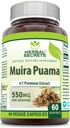 Herbal Secrets Muira Puama 4:1 Extract Supplement (Suplemento de Extrato) 550 Mg (60 Cápsulas Veggie)