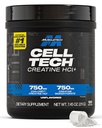 MuscleTech Cell-Tech Creactor Creatina HCl Pó, Pós-workout Muscle Builder para homens e mulheres, Cloridrato de Creatina + Ácido livre, sem sabor (120 Servings), 7,45 oz