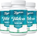 TUDCA Suplemento 1200mg - 180 Cápsulas Veggie,Powerful TUDCA Bile Salts Suplementos para Fígado,Digestão