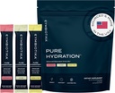 CYMBIOTIKA Eletrolitos de hidratação pura Drinque em pó Misture com vitamina C & Magnésio, Keto Friendly Electrolyte Hydration Packets, Variety Pack, Lemon, Lychee & Melancia, 7 Cada, 21 Stick Packets