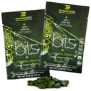 RECOVERYbits Comprimidos orgânicos de Algas de chlorela, Superalimento, Algas Puras Verdes, Altas Proteínas e Fibras, Clorofila, Parede de Célula Cracked Não-Irradiado, para Imune Boosting e Detox, Não-GMO, 60 Comprimidos
