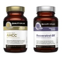 Qualidade de vida Características Kinoko Gold AHCC e Resveratrol SR fórmula de liberação mantida - Imune, saudável pacote de envelhecimento