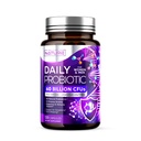 Construído pela natureza Probiótico para mulheres e homens – 60 bilhões de UFC, 10 Strains + Prebióticos & Enzimas Digestivas – Suporta Digestivo, Imune, Reduzir Gás & Bloating – prateleira estável, Não-GMO - 120 Cápsulas