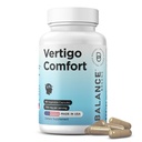 Suplemento de alívio de vertigens 1750mg, 90 Cápsulas - Suporte Natural para Doença de Movimento, Tonturas, Acufeno, Enxaquecas, Equilíbrio interior do ouvido (Pacote de 1)