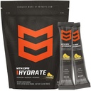 MTN OPS Hydrate Electrolytes Powder Drink Mix, 20 pacotes de electrólitos de serviço único com mais de 1000mg de electrólitos por serviço, limonada