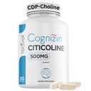 Teaveli Cognizin Citicoline- 500mg CDP Choline Cápsulas- Clinicamente Studied Supplement to Support Clarity, Concentration and Memory – Most Bio available Form of Choline Supplements - 30 Servings