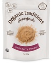 Tradições Orgânicas Amla Berry em pó, Amla Powdered Groseberry indiano, não-GMO Organic Powdered Fruit Superfood, 7 onças (200g) Bag
