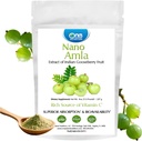 One Planet Nutrition Nano Amla Powder 8 oz (227 Servings), Extrato de fruta de Amla, Alta em vitamina C para produção de colágeno e suporte imunológico, Excipiente-livre, Não-GMO, Vegan, Glúten-livre