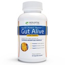 Gut Alive - Todo o suporte natural para combater IBS, Azia, indigestão ácida, Reflux ácido, Bloating & Gás. Formulação única (60 Count of 1))