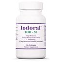 Optimox Iodoral 50 mg Suplemento - Comprimidos de Iodeto de Potássio, Apoio à Tiróide, Vitaminas Diárias e Minerais, Solução de Iodo de Lugol - 30 Conde.