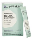 Ashwagandha Relaxar & De-Stress Pó - Lemon Lavanda 14ct Box - 600mg Ashwagandha, 200mg L-Teanina, Holy Basil – Suporta estresse, Relaxação – Vegan, Sem Açúcar Adicionado - 14 Servings