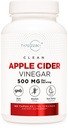 Tipo Zero Apple Cider Vinagre Cápsulas (180 Contagem) 500mg por serviço - Não-GMO, Suplemento sem glúten